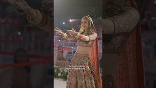 Indian Bridal Dance  Sangeet Performance  Indian Bridal Entrance  Indian Lehenga  Teri Ore Song [upl. by Hadley468]