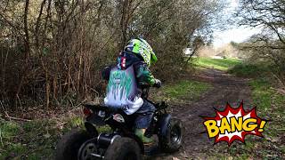 Best Electric quad bike 36v 1000w kids  elektryczny quad  much better than 800w  4k  2019 Part 1 [upl. by Barnum191]