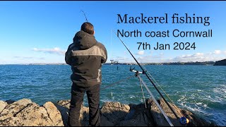 Mackerel fishing January 2024 [upl. by Analrahc]