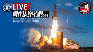 REPLAY LIVE 🔴 LANCEMENT ARIANE 5 ECA  JAMES WEBB SPACE TELESCOPE FR [upl. by Mariko]