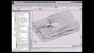 GeoniCS 2015 Врезка поверхности в поверхность AutoCAD ТОПОПЛАНситуация рельеф [upl. by Joung295]