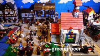 LEGO Pirates MOC English town [upl. by Akimrej]