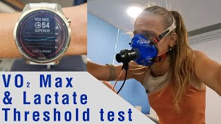 VO2 MAX amp LACTATE THRESHOLD TEST  How accurate is Garmin [upl. by Oile]