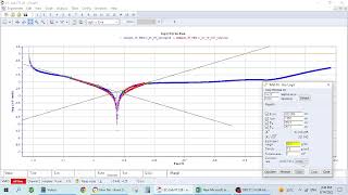 Tafel Plot Fitting By ECLab Software [upl. by Varipapa]