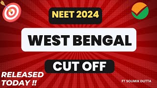 WB NEET 2024 1ST ROUND CUTOFF  WB CATEGORY WISE MBBS CUTOFF  WB CUTOFF MARKS VS RANKS 🤩 [upl. by Llenram]