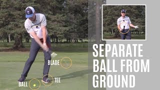 HOW TO SEPARATE THE GOLF BALL FROM THE GROUNDWisdom in Golf [upl. by Latty]