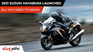 2021 Suzuki Hayabusa Launched  ALL YOU NEED TO KNOW  Price  Features  Top Speed  BikeWale [upl. by Tarsuss]