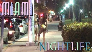 Miami Ocean Drive Nightlife [upl. by Leede]