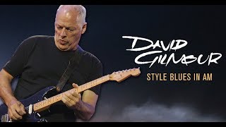 Slow Blues Backing Track  David Gilmour Style Am [upl. by Ekalb769]