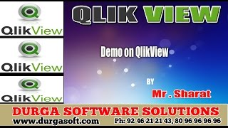 Qlik View  QlikView Session  18 by Sharat [upl. by Ellevehc]