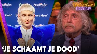 Johan over Songfestivalnummer Joost Klein ’Je schaamt je dood dat hij Nederland vertegenwoordigt’ [upl. by Ahsya]