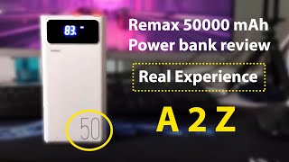 power bank review  remax 50000 mah power bank review  remax power bank price [upl. by Zetnom546]