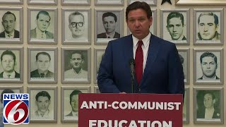 Florida governor signs ‘anticommunist education’ bill on Bay of Pigs anniversary [upl. by Nytsirc263]