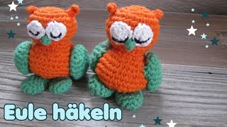 Amigurumi Eule Häkeln Gratisanleitung [upl. by Notgnirrab]