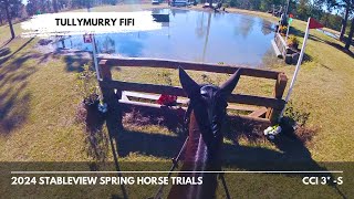 GoPro Tullymurry Fifi CCI 3 S  2024 StableView Spring Horse Trials [upl. by Kenji]