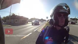 Fake Cop Jeremy Dewitte Blends In With Real Police  Until His Bike Goes Dead [upl. by Esinaej]