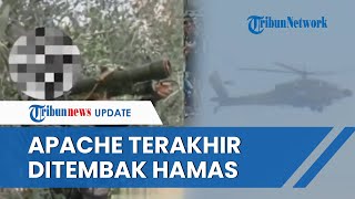 Sekali Tembak Hamas Musnahkan Pesawat Apache Israel Terakhir dengan Rudal SAM7 Zionis Melempem [upl. by Ylim994]