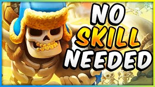 UNSTOPPABLE NO SKILL GIANT SKELETON CLONE SHOULD BE BANNED ❌ — Clash Royale [upl. by Elleivad]