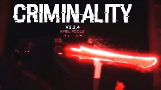 April fools 2024 menu theme  criminality [upl. by Bena558]