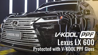 Lexus LX 600 Fully Protected with VKOOL PPF [upl. by Atnicaj]