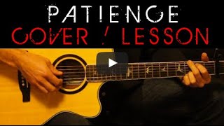 PATIENCE  Chris Cornell Cover 🎸 Easy Acoustic Guitar Tutorial  Lesson  Lyrics Chords Tabs [upl. by Anitsua]