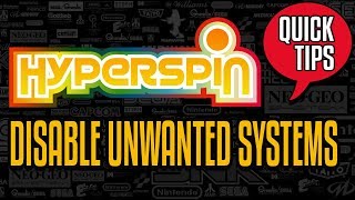 Hyperspin Quick Tips Disable System from Hyperspin Wheel Menu [upl. by Neira438]