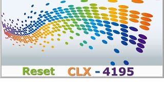 Reset Samsung CLX 4195 fix firmware resoftare color [upl. by Sherwynd]