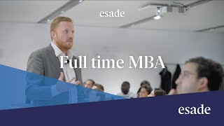 Esades Full Time MBA in Barcelona [upl. by Yendor]