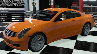 GTA 5  DLC Vehicle Customization  Fathom FR36 Infiniti G35 Coupe [upl. by Enehs]