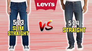 Levis Slim Straight VS Straight Explained in 15 Seconds 🤯 513 VS 514 [upl. by Bekaj25]