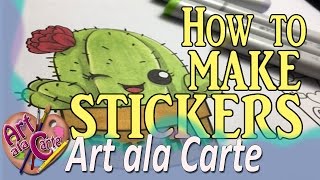 How to make your own Stickers that you can color [upl. by Raila]