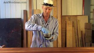 16 How To Apply Waterlox Tung Oil Finish With Homemade Applicator  SOLID WOOD DOOR SERIES  Video 6 [upl. by Adnahc]