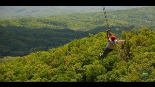 Inside look at Legacy Mountain Zip Lines in Pigeon Forge TN VisitMySmokiescom [upl. by Aramen]