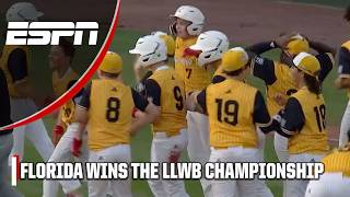 Florida WIN IT ALL on a BUNT 🤯  Little League Baseball World Series [upl. by Isobel187]