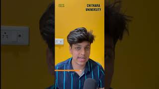 Chitkara University Review in one minute  chitkara collegereview motivation btech trending [upl. by Hyde]