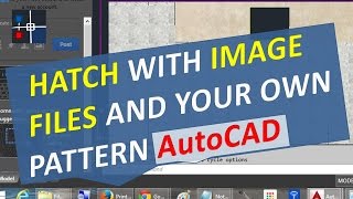 Hatch with image Files and your own Pattern AutoCAD with SUPERHATCH [upl. by Seagrave]