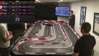 Carrera Digital 132 group race testing pace car with Smart race app [upl. by Stein]