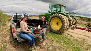 Almost finished Spring Tillage Hall Farms day 2 [upl. by Valentin]