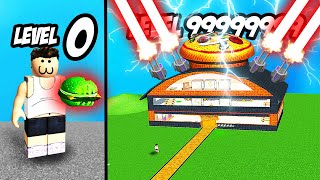 Unlocking MAX LEVEL FOOD BATTLE TYCOON in Roblox [upl. by Xineohp]