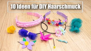 Haarschmuck selber machen Haarreifen und Haarnadeln zu verschönern [upl. by Tannenwald143]