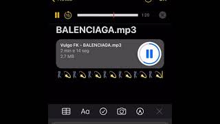 Vulgo Fk  Balenciaga 🏌️💫 [upl. by Boser]