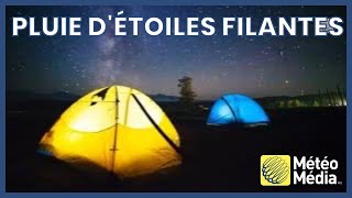 Pluie détoiles filantes pour le début dannée [upl. by Juback654]