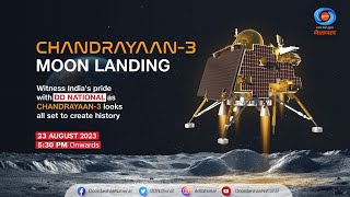 The Soft Landing of Indias Chandrayaan3 Mission  23rd August 2023 [upl. by Arlena]