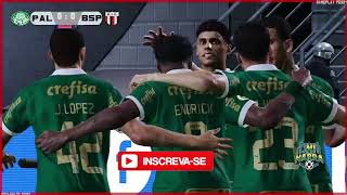 PALMEIRAS X BOTAFOGO SP  AO VIVO E COM IMAGENS  JOGO DE HOJE  COPA DO BRASIL DIRETO PES21 [upl. by Cash999]