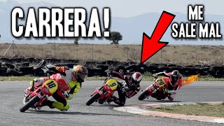 CORRO MI PRIMERA CARRERA EN MOTO Y LA LIO PARDA [upl. by Giess436]