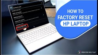 How to factory reset your HP laptop [upl. by Hanafee]