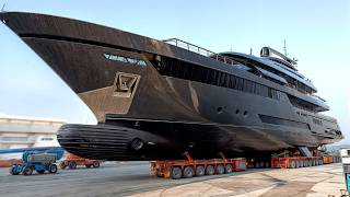 Billionaire private Giga Yachts production  Inside the worlds most luxurious shipyards [upl. by Frederik]