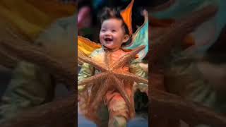 Cute sea animals fashion show kidsfashionrunwayshow youtubeshorts shortssubscribe [upl. by Oiram]