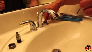 DeltaPeerless Faucet Cartridge Installation [upl. by Naitsirt906]