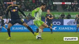 Yunus Malli show vs RB Leipzig  HD [upl. by Hope]